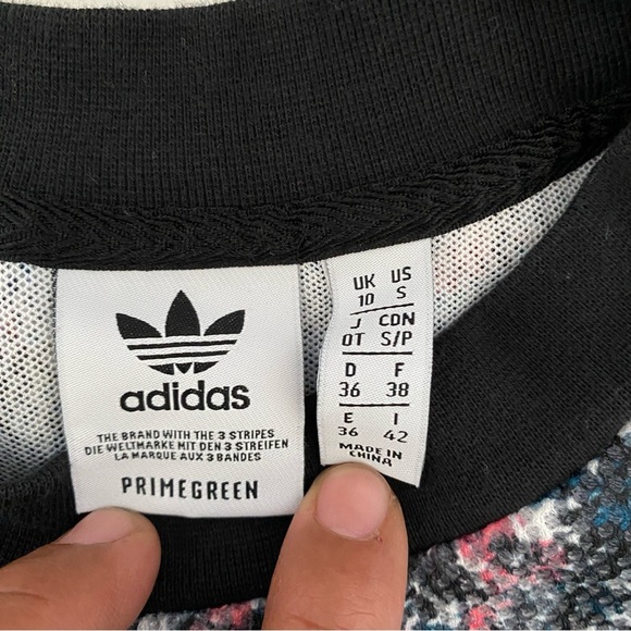 Adidas Sweatshirt‎ Primegreen Sleek Spacer Mesh Top Womens Size Small Pullover - Picture 7 of 12